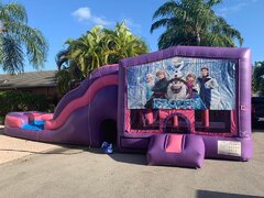 Combo 6N1 Flat Pink w/ Basketball Hoops Inside # 23Best for ages 4+ Space Needed 34 D x 15 W x 17 H